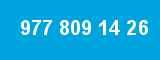 977 809 14 26 977 809 14 26